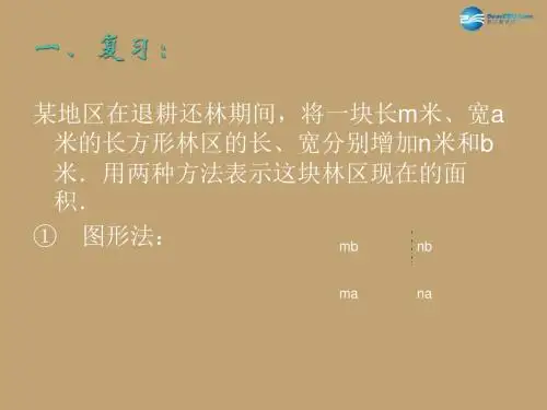 2016年秋季新版华东师大版八年级数学上学期12.2.3、多项式与多项式相乘课件11