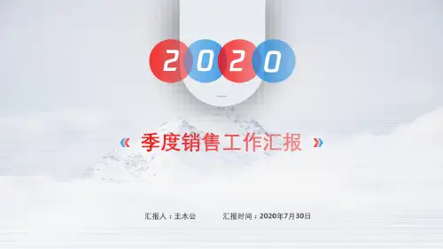 工作总结汇报精品模板(20201020152449)