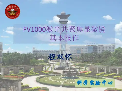 FV1000激光共聚焦显微镜操作指南