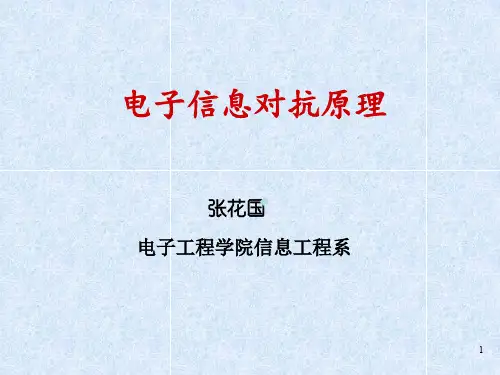 雷达对抗原理系统组成PPT课件
