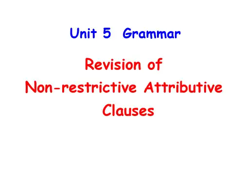 新人教版选修七Unit 5 Travelling abroad-Grammar[课件]