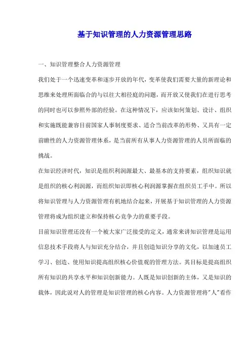 人力资源管理的四项包括