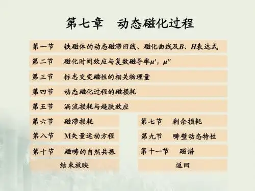 磁性物理(第七章 讲稿)