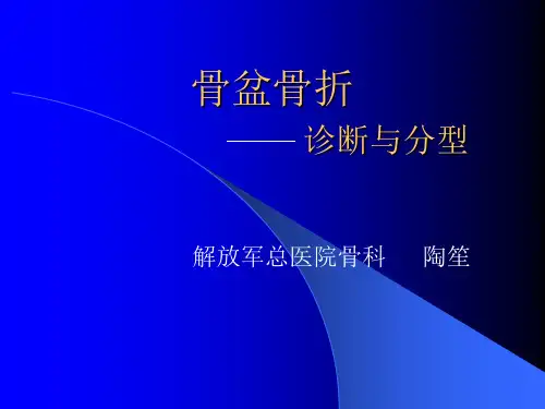 骨盆骨折-诊断与分型