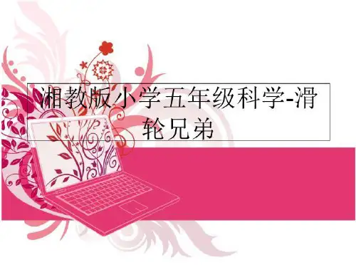 最新湘教版小学五年级科学-滑轮兄弟PPT课件