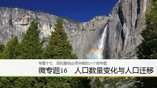 高考地理二轮知识专题复习课件：专题十七 回扣基础必须突破的24个微专题 微专题16