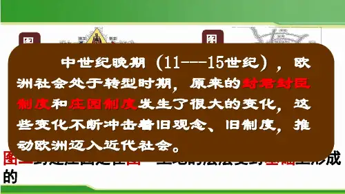 部编人教版九年级历史上册  第13课  西欧经济和社会的发展