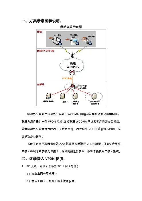 VPDN接入和手机进入内网步骤