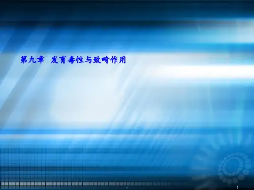 发育毒性和致畸作用ppt课件