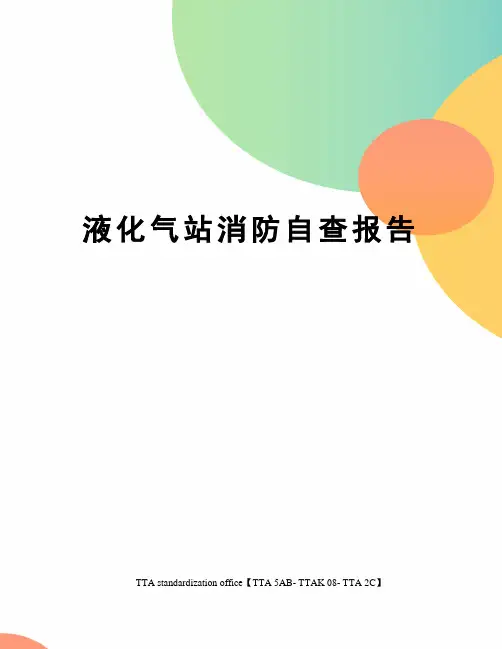 液化气站消防自查报告 2