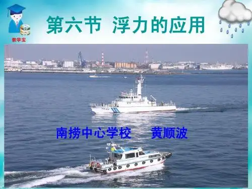 《浮力的应用》
