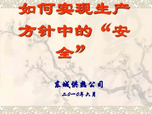 如何实现生产中的安全