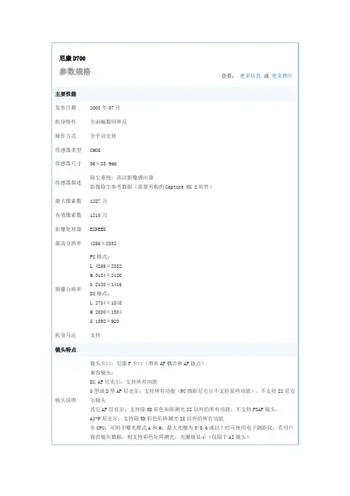 尼康D700