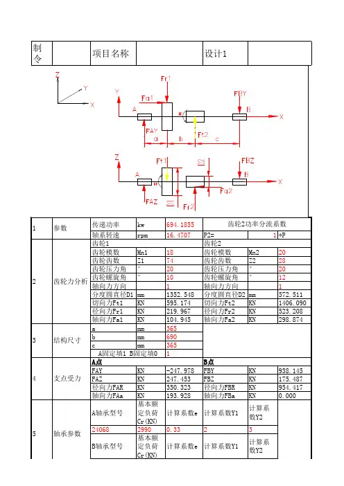 轴承各类承载寿命的计算