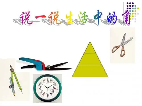 最新 公开课课件 华师大版数学七年级上4.6《角》课件