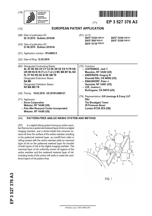 【EP3527376A3】PATTERNFREEANILOXINKINGSYSTEMANDMETHO