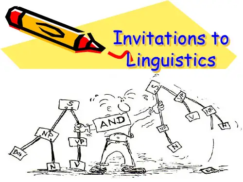 Lecture 1 invitation to Linguistics