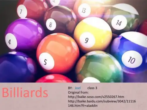 Billiards