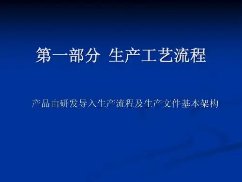 生产工艺流程