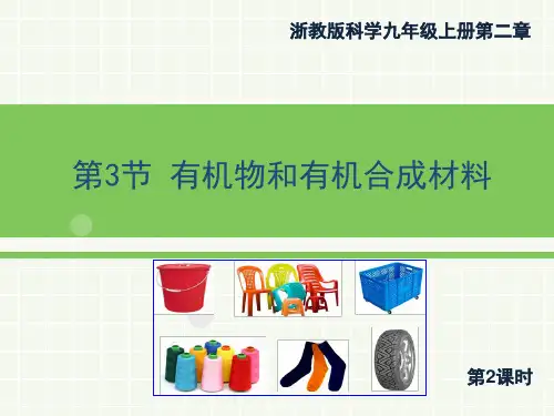 人教版《有机合成材料》ppt1