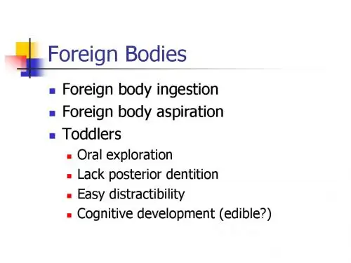Foreign Bodies课件