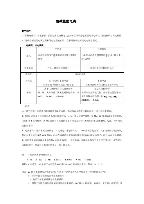 电解质