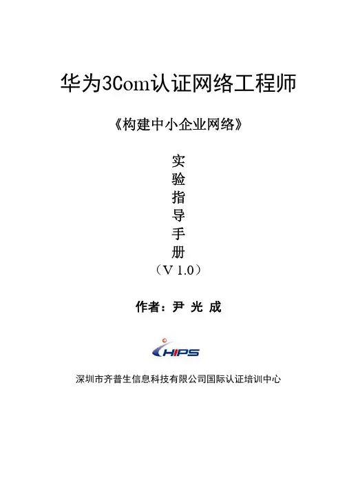 H3CNE实验指导手册