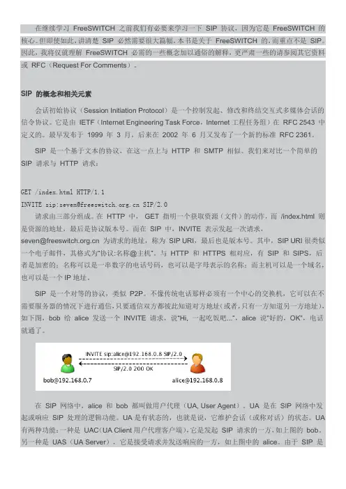 SIP 数据包分析与应用实例