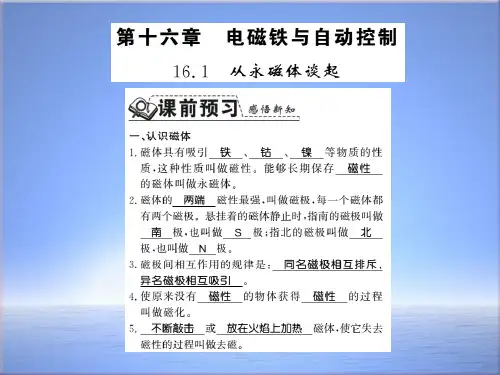 粤沪版2018九年级物理下册习题课件:16.1 (共11张PPT)