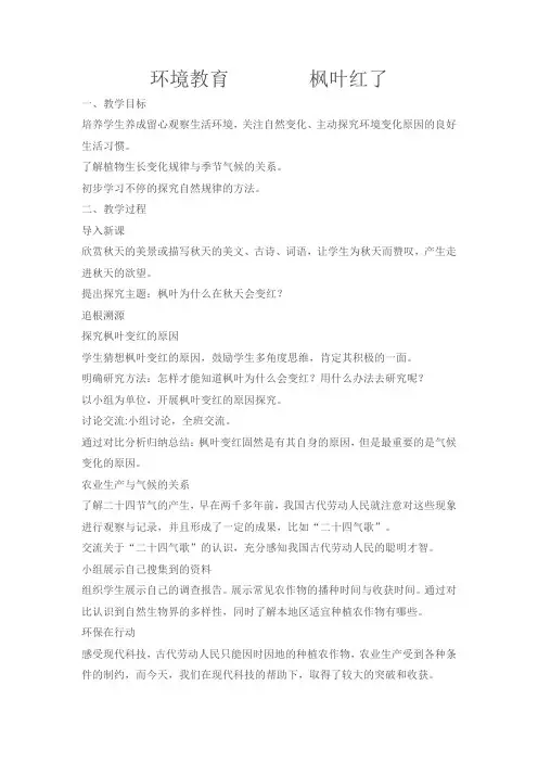 枫叶红了 2