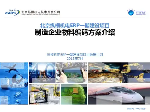 机械制造企业物料编码方案介绍