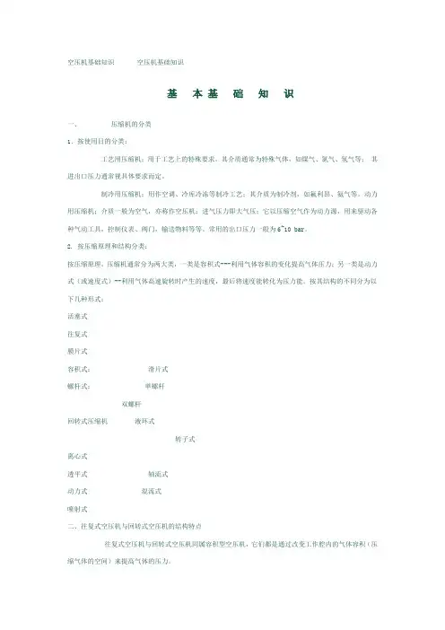 空压机基础知识