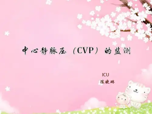 中心静脉压的测量