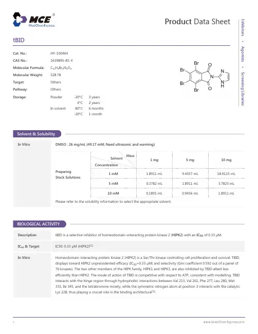 tBID-DataSheet-MedChemExpress