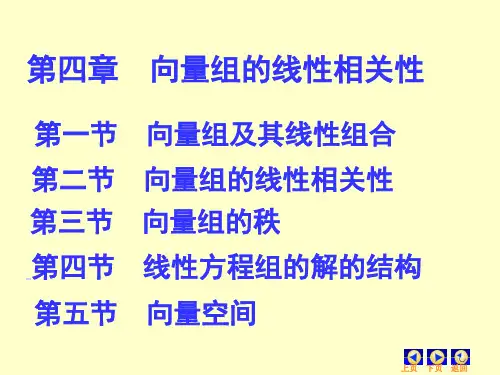 线性代数同济大学第五版课件4-1