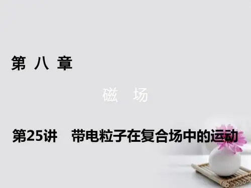 2018高考物理一轮总复习第八章磁场第25讲带电粒子在复合场中的运动课件
