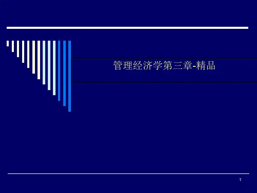 管理经济学第三章-精品