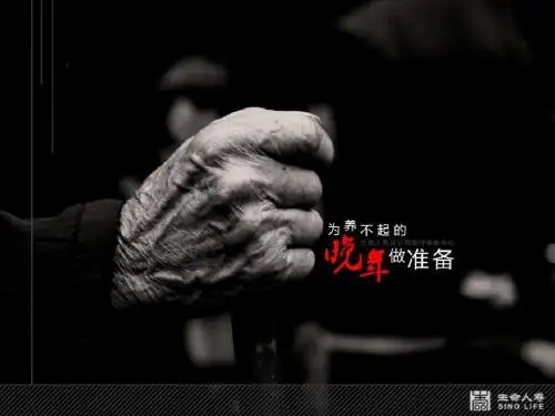 为养不起的晚年做准备!
