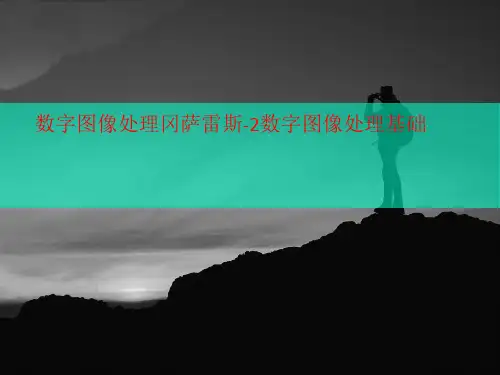 数字图像处理冈萨雷斯-2数字图像处理基础-讲义