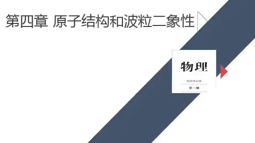 单元复习 第四章 原子结构和波粒二象性-高二物理单元复习(人教版2019选择性必修第三册)