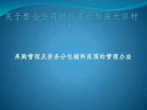 建筑工程材料管理办法