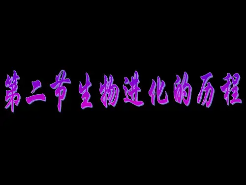 生物进化历程
