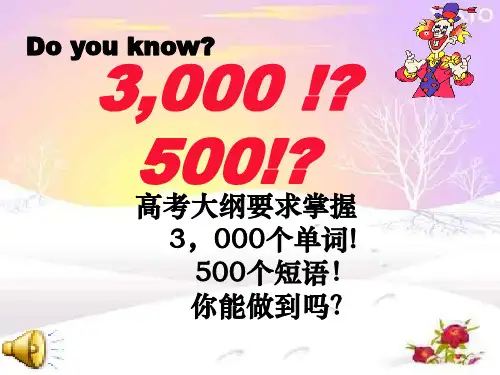 人教版高中英语必修四 Unit 5 Theme parks 构词法 课件