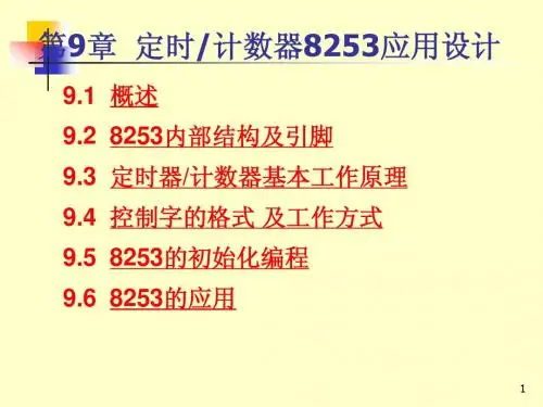 福建农林大学微机原理课件第9章新