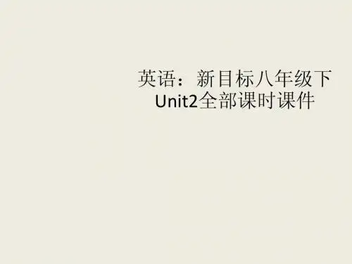 Unit 2  what should  I do   课件(人教版八年级下) (12)