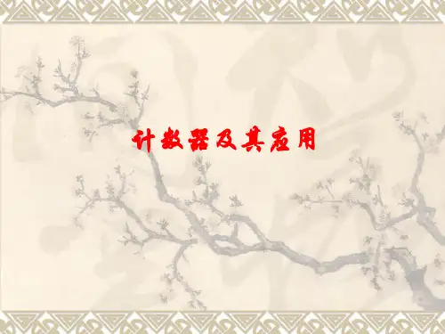 计数器及其应用 (电工电子技术实验) PPT