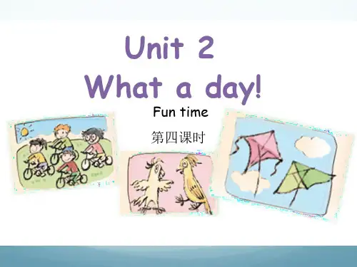 译林版小学英语六年级上册(6A)《Unit 2 What a day!》第二课时PPT1