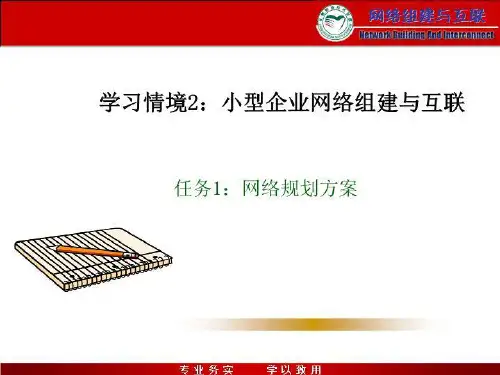 任务1 网络规划方案