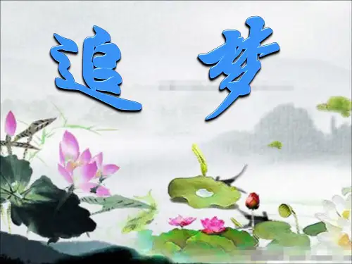 《追梦》朗诵