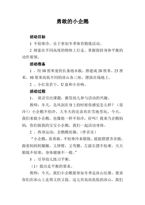 勇敢的小企鹅